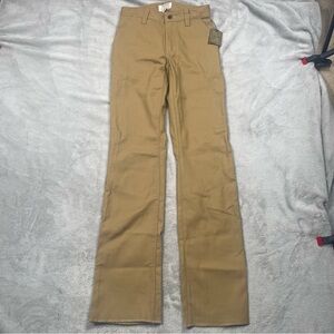 Filson Fenimore Twill Pants Mens 28x36 Unhemmed 11010726 Warm Tan Khaki